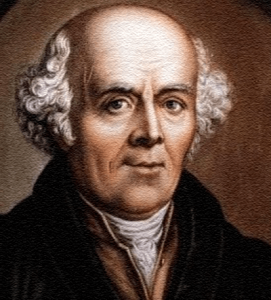 Historical portrait of Samuel Hahnemann